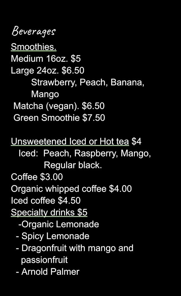 Get Fresh Cafe Menu image 1
